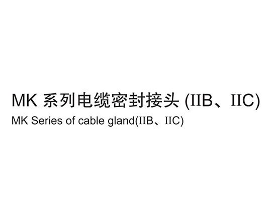 MK系列电缆密封接头（IIB、IIC）